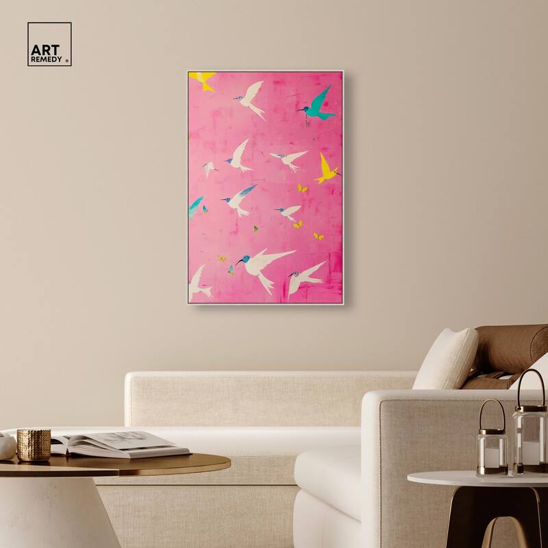Soaring Sorbet Canvas by Art Remedy