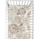 preview thumbnail 1 of 4, Sweet Jojo Designs Taupe Beige Boho Shabby Chic Floral Girl Fitted Crib Sheet Tan Ivory Bohemian Vintage Garden Watercolor Cream