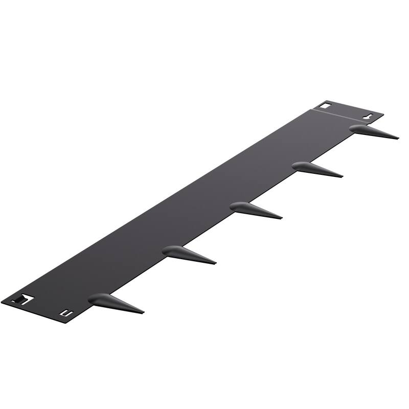 5-Pack Black Galvanized Steel Rust-Resistant Landscape Edging Garden Border with Spikes - 39 x 8.15 x 0.06 in
