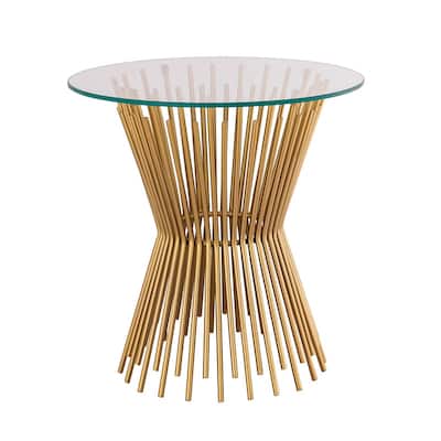 Grace Glass Side Table from Inspire Me Home Decor