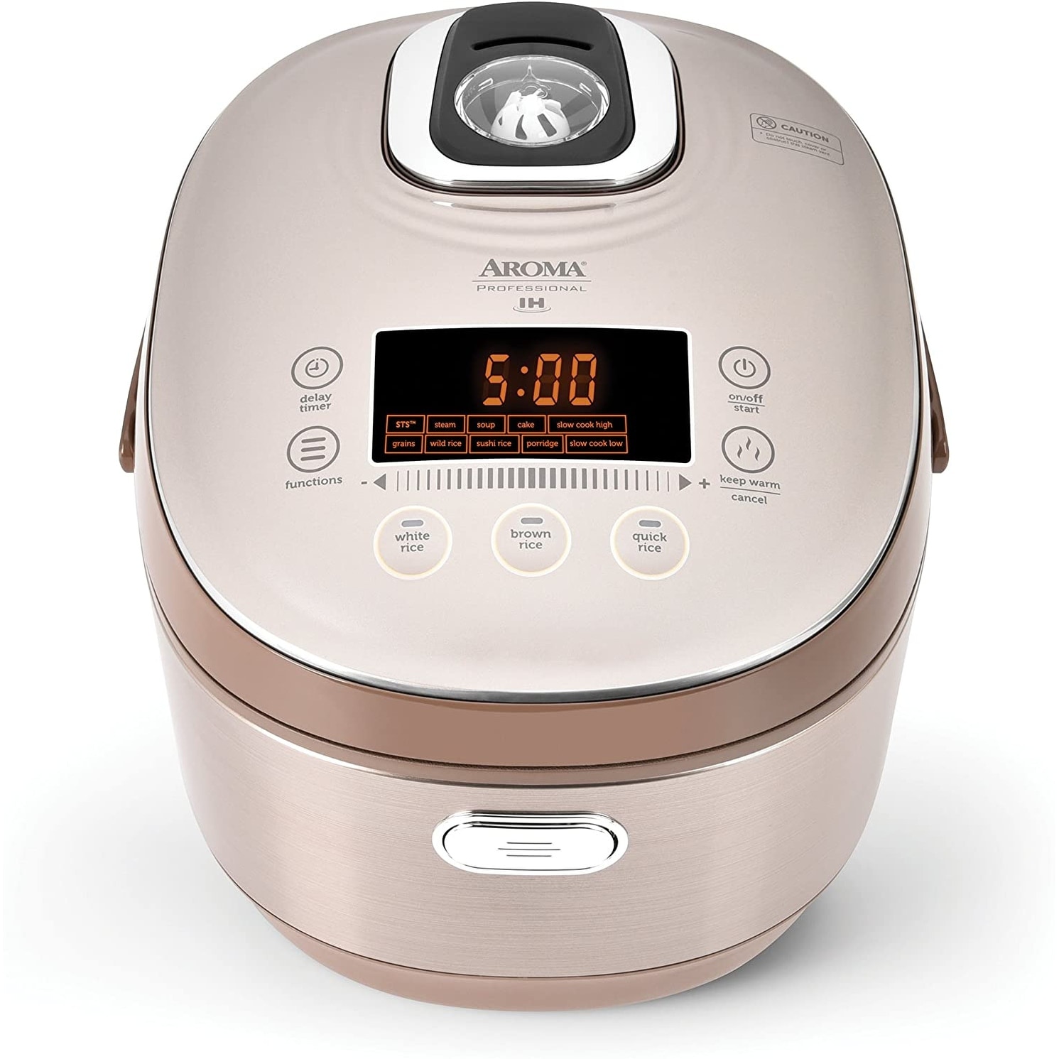 Aroma Housewares Rice Cooker/Multicooker, 10-Cup Uncooked, Champagne - On  Sale - Overstock - 35631312