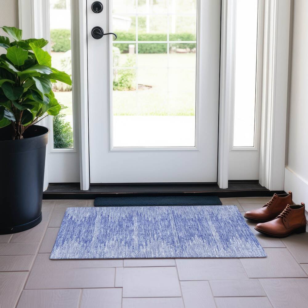 Machine Washable Indoor/ Outdoor Moroccan Boho Rug