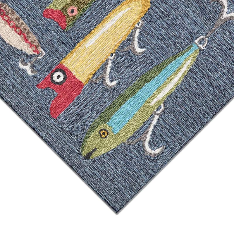 Liora Manne Frontporch Playing Hooky Indoor/Outdoor Rug