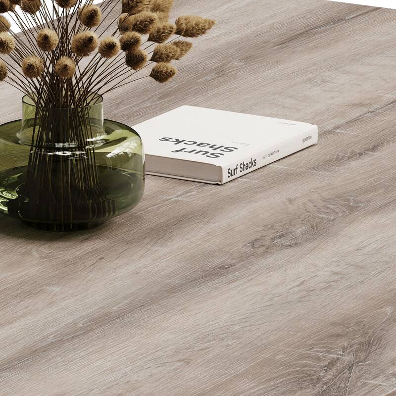 GDFStudio - Kavon Modern Minimalist Wooden Dining Table with Sturdy Metal Frame & Spacious Rectangular Top