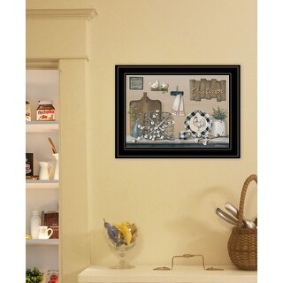 TrendyDecor4U Farmhouse "Farmhouse Kitchen" Framed Print Wall Art by ...