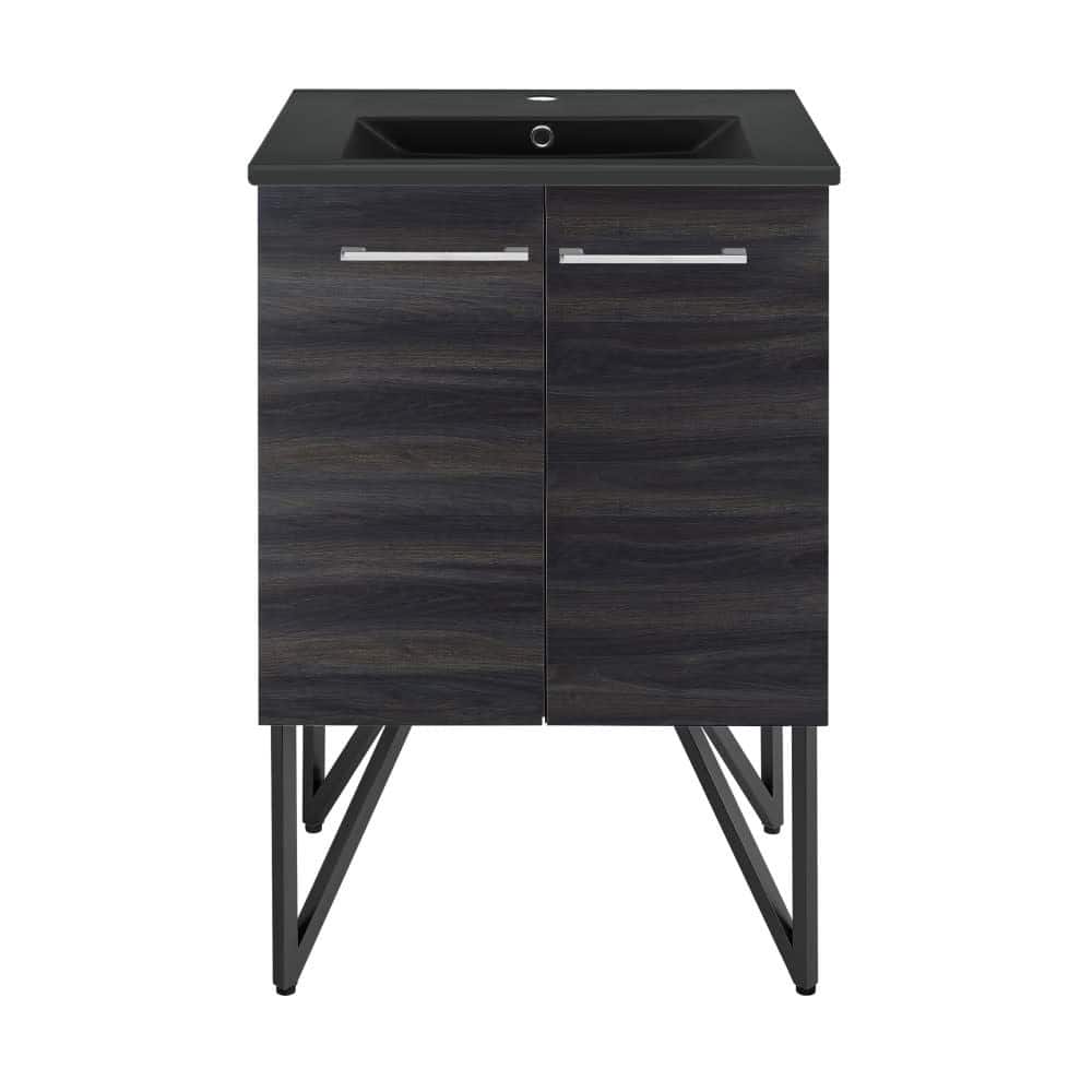 Swiss Madison SM-BV222MB Annecy 24" Free Standing Single Basin Vanity