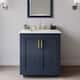 Option Dark Blue / Giotto Quartz Top / Brushed Gold