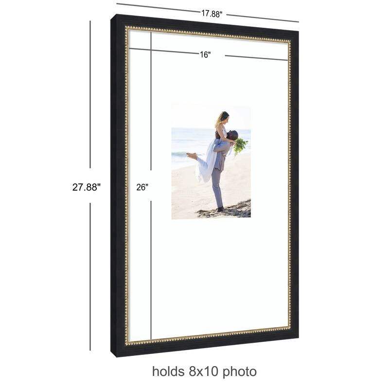 Kate and Laurel Belmont Black Photo Frame