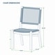 preview thumbnail 14 of 15, Cambridge Casual Paxton 4-piece Teak Outdoor Dining Set
