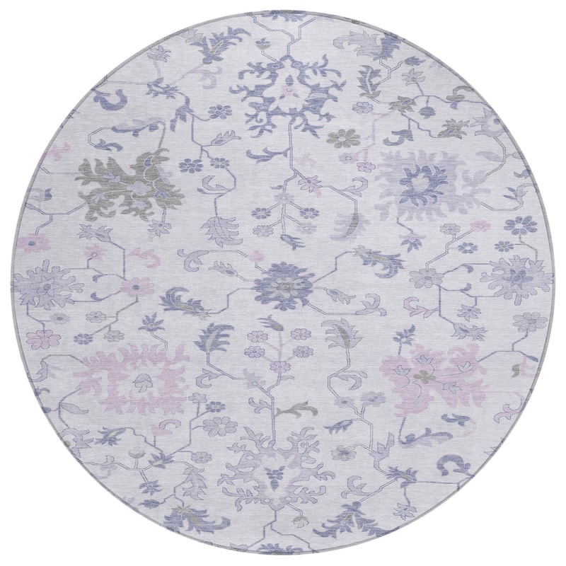 HomeRoots Floral Transitional Rectangle Outdoor Rug