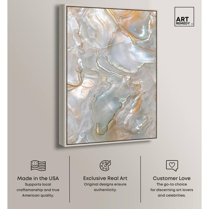 Fluid Preciousness IV Canvas by Art Remedy
