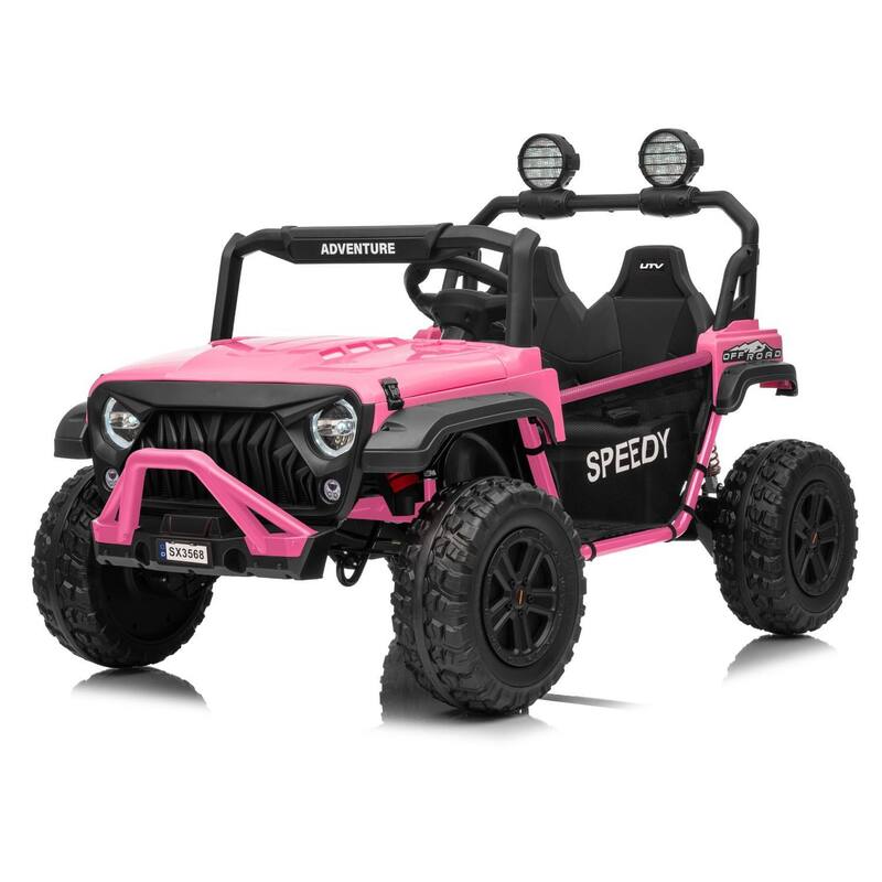 2 Seater Ride on Car for Kids Best Gifts, 24V Ride on Toy - Pink
