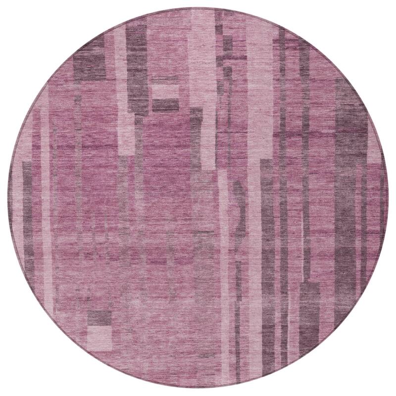 HomeRoots Striped Transitional Rectangle Outdoor Rug