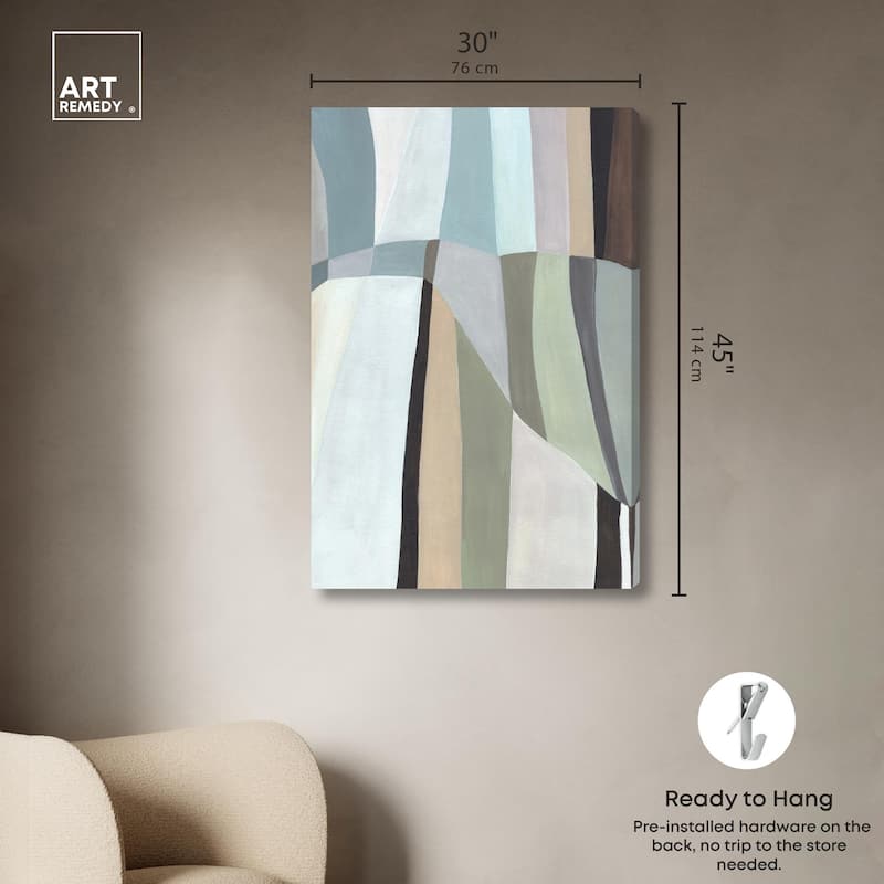 Abstract Fragments I Canvas by Art Remedy, Gallery Wrapped
