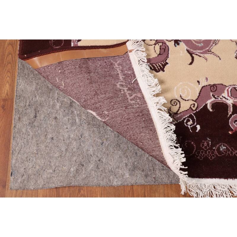 Victorian Style Tabriz Turkish Area Rug Machine Made Carpet - 9'8" x 12'11"