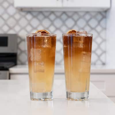 Libbey Bellevue Stackable Drinking Glass, 12.5 ounce, Set of 4 - Set of 4