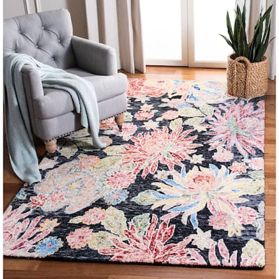 SAFAVIEH Handmade Jardin Yuta Floral Wool Rug