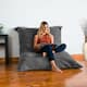 Jaxx Floor Chenille Pillow Bean Bag Lounger