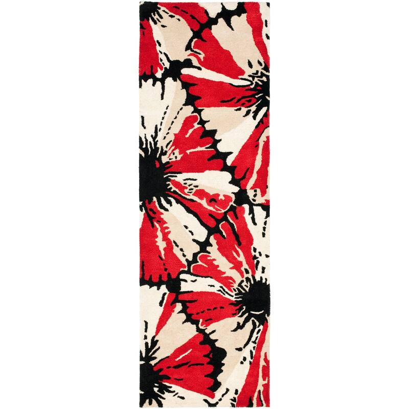 SAFAVIEH Handmade Soho Tyesha Floral N.Z. Wool Rug
