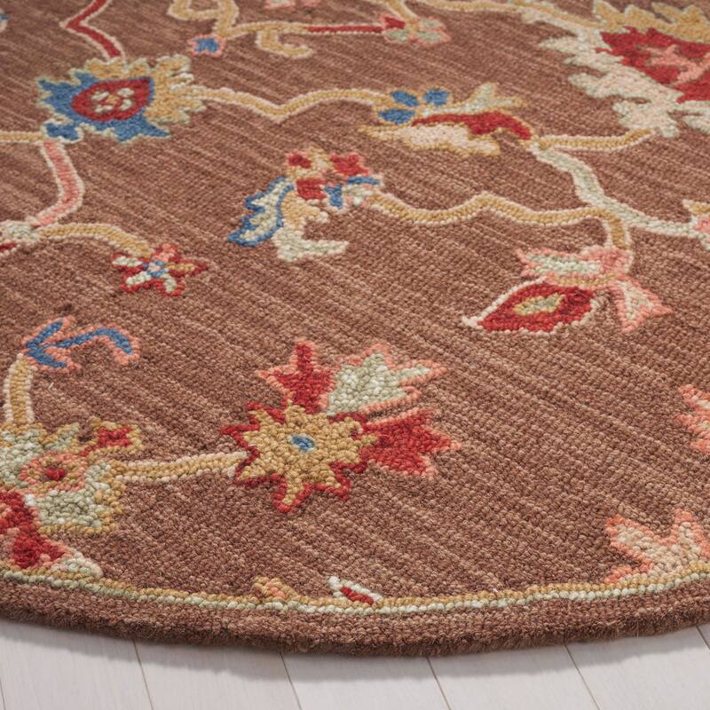 SAFAVIEH Handmade Metro Christele French Country Floral Wool Rug