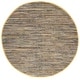 preview thumbnail 67 of 82, SAFAVIEH Handmade Rag Rug Bookem Casual Stripe Cotton Rug with Fringe 6' Round - Yellow/Multi - Round