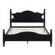 preview thumbnail 3 of 24, Full Black Wood Platform Bed with Headboard and Slat Support, No Box Spring Needed