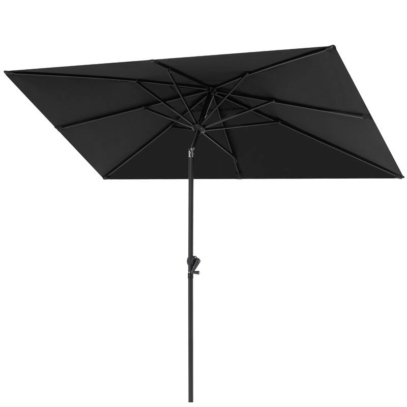 Crestlive Products 9 x 5 FT Patio Outdoor Rectangular Market Umbrella