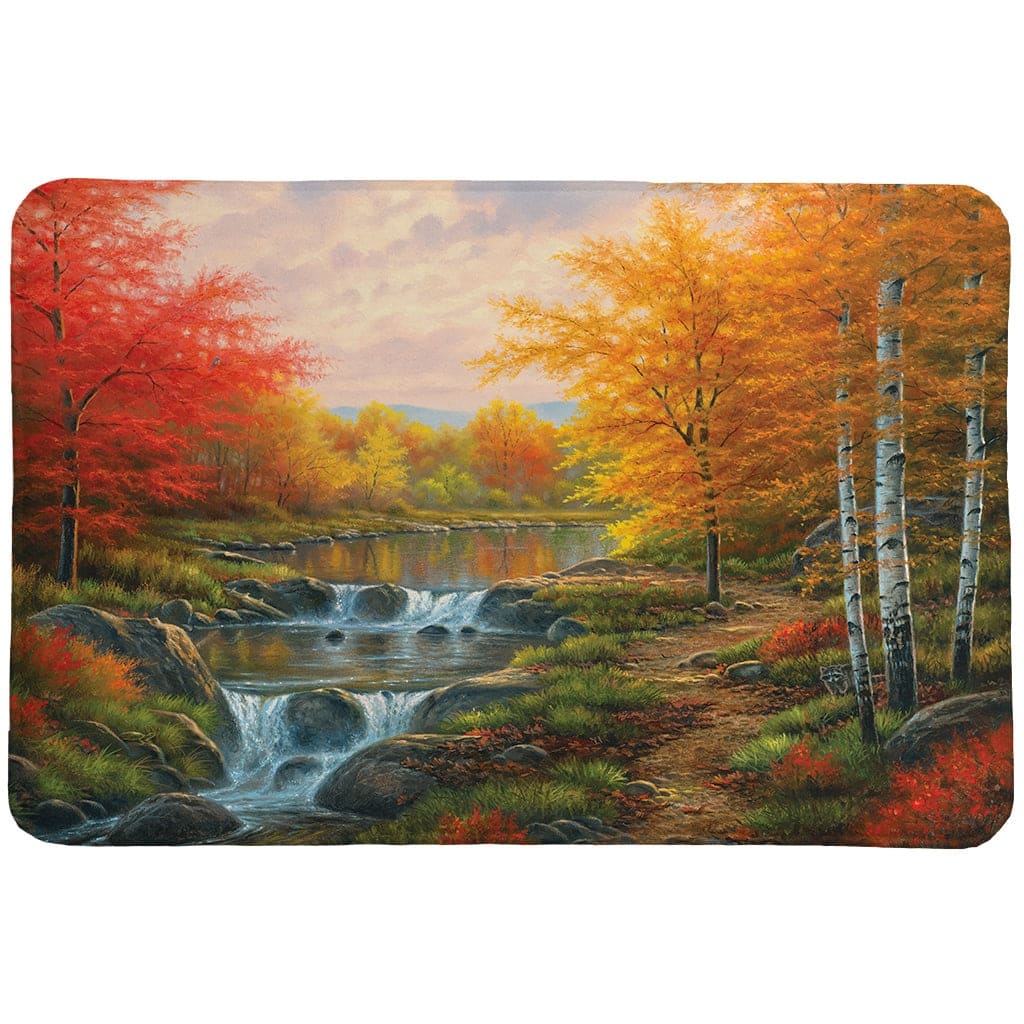 Laural Home Autumn Glory Memory Foam Rug 21x34