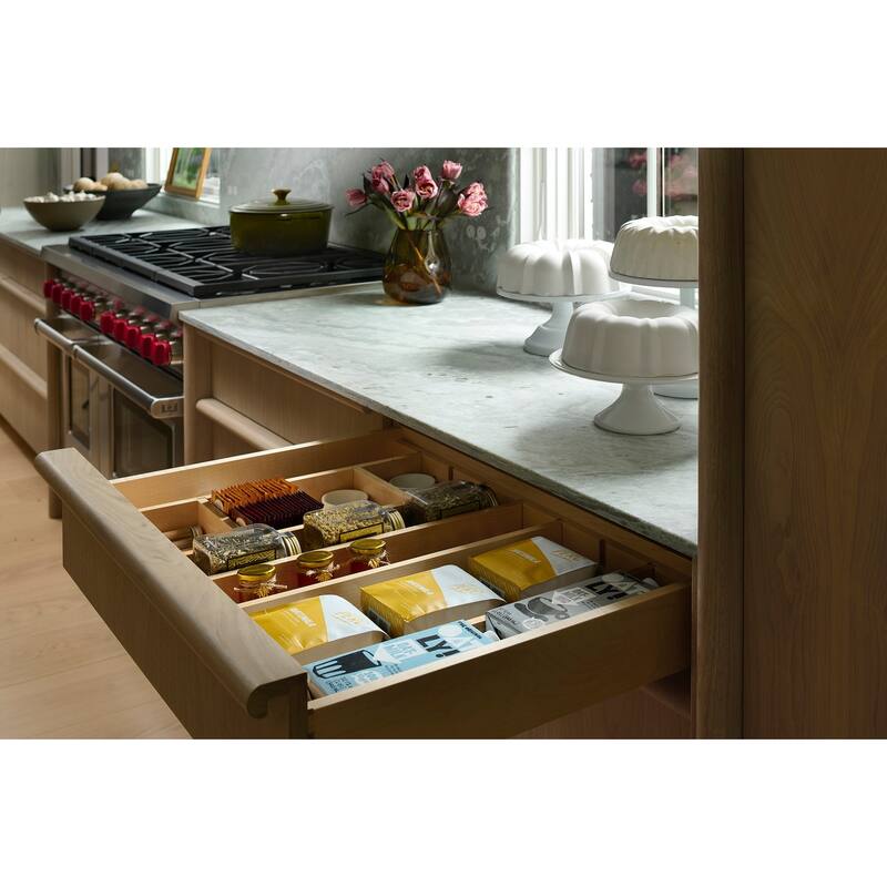 Rev-A-Shelf 4WDIV-36SH-1 Wood Classics 31-1/4" Wide Trimmable Shallow