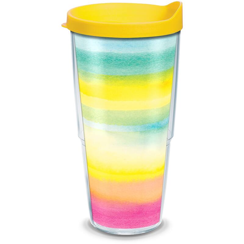 Tervis Yao Cheng - Summer Crush Made in USA Double Walled Insulated Travel Tumbler, Classic - 24oz