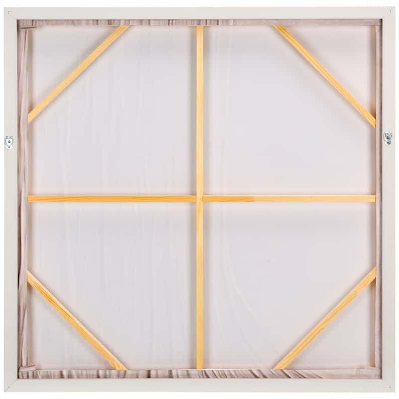 SAFAVIEH Home Iron It Out 36-inch Offwhite Framed Mixed Media Art - Off White