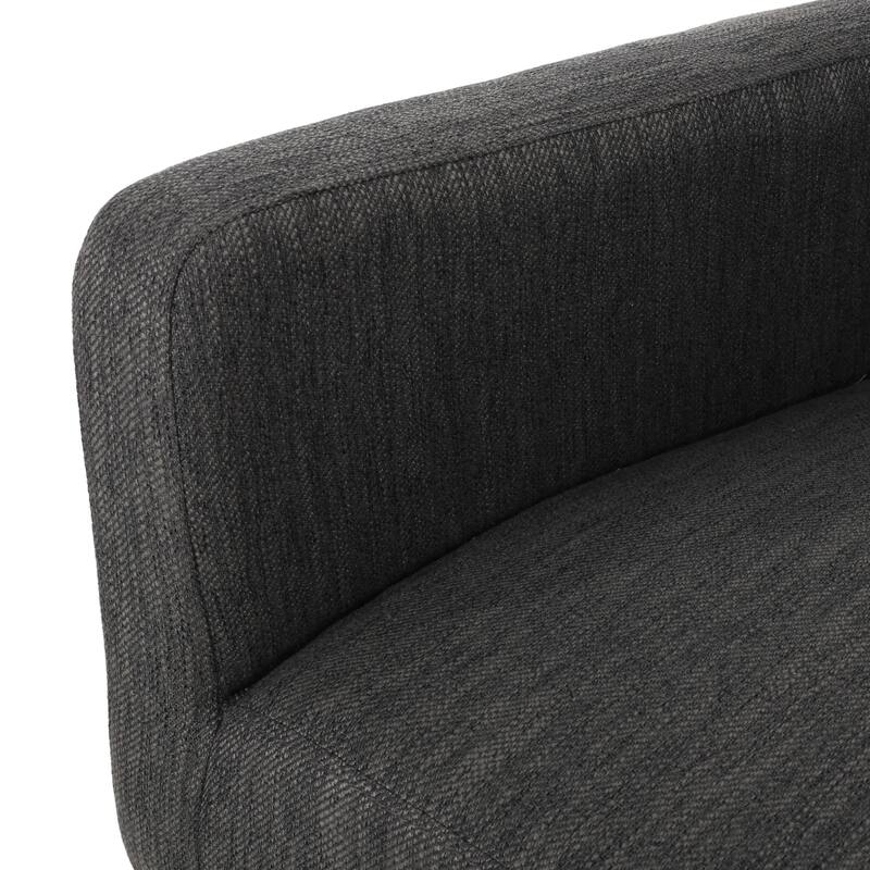 Charcoal 25.5" Upholstered Arm Chair