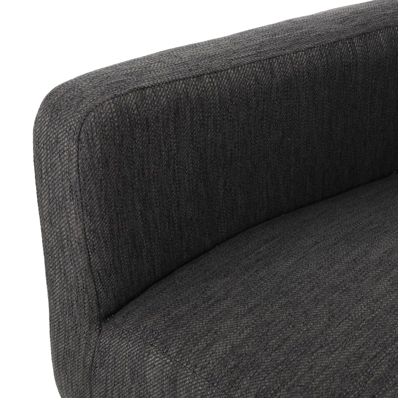 Modern 25.5" Upholstered Arm Chair with Generously Cushioned Seat for Living Room