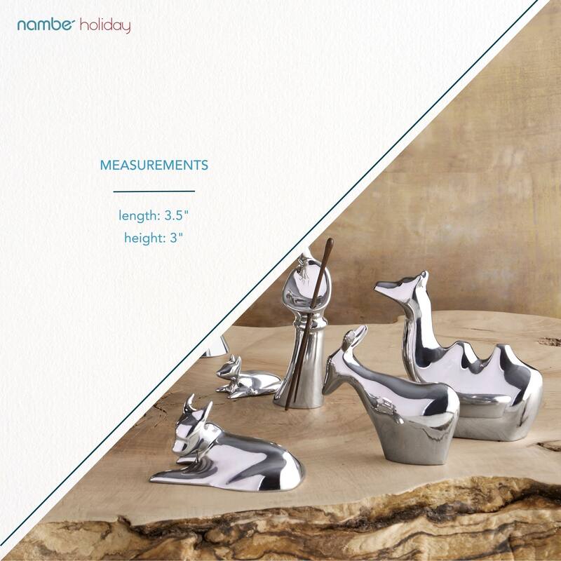 Nambe Metal Mini Nativity 3 Animals