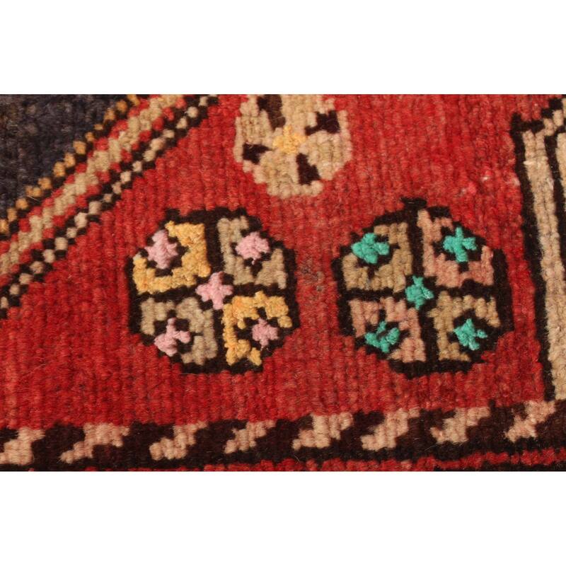 ECARPETGALLERY Hand-knotted Andelz Red Wool Rug - 3'11 x 6'2