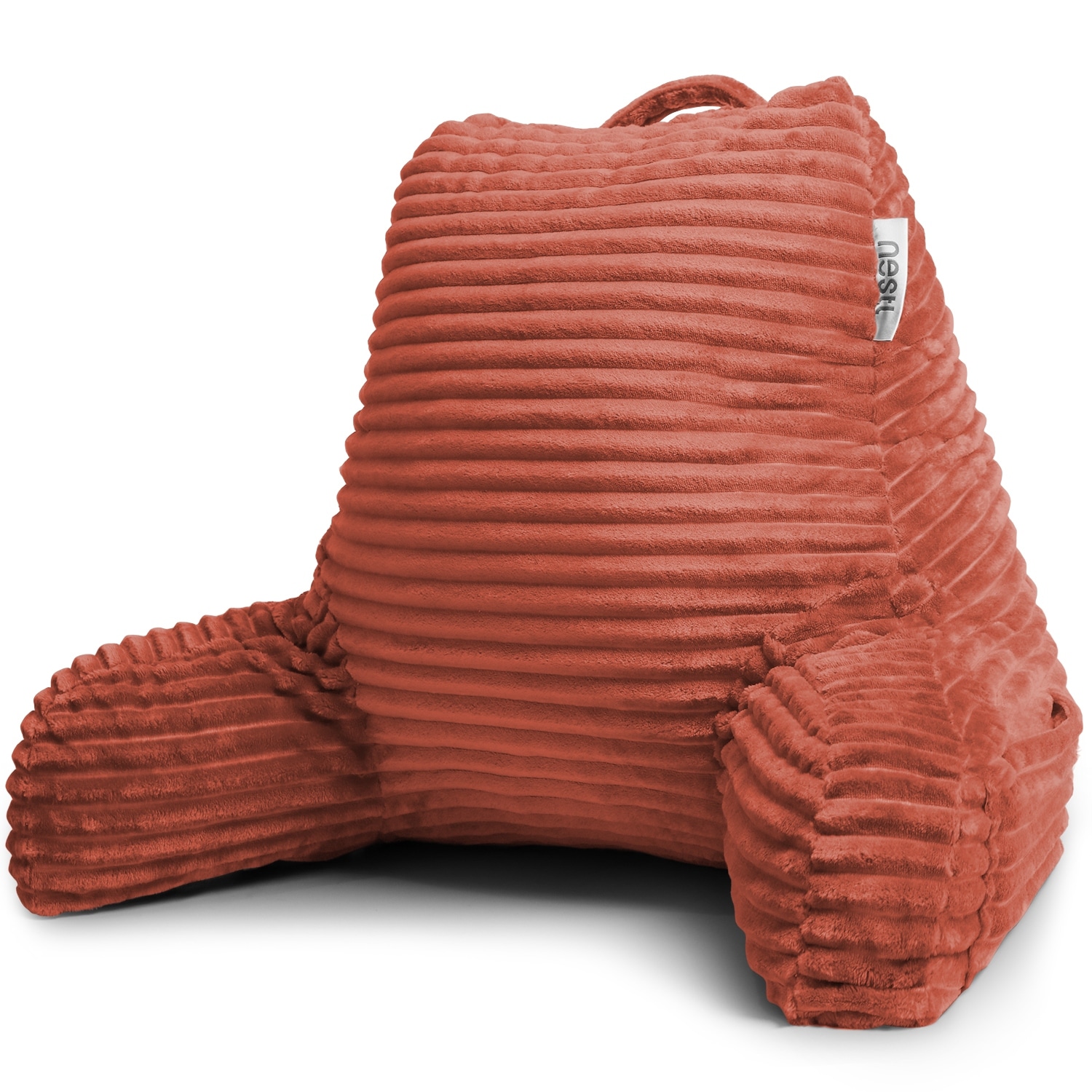 Nestl Backrest Reading Pillow Back Support Pillow With Arms Shredded Memory Foam Bed Rest Pillow Misty Rose Other M