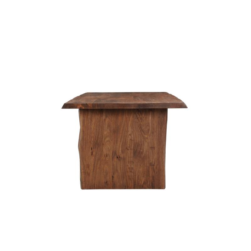 Cedar Live Edge Solid Wood Dining Table