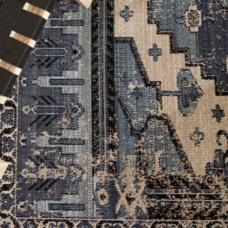Cicero Indoor and Outdoor Medallion Area Rug
