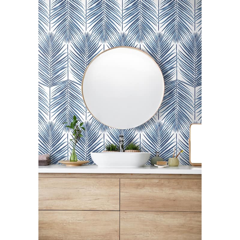 NextWall Paradise Palms Peel and Stick Wallpaper