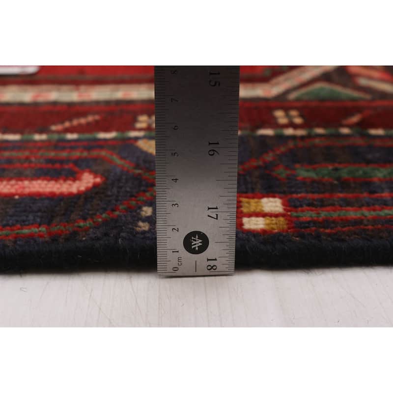 ECARPETGALLERY Hand-knotted Andelz Red Wool Rug - 3'6 x 6'0