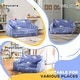 preview thumbnail 12 of 16, Kids Sofa Chair, Toddler Sofa with Glow in the Dark Fairy Design & Wooden Frame, Upholstered Baby Sofa for 18-36 Months
