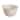 5.5"x5.5" Veranda Cracked Glazed Solid Wavy Edge Melamine Serveware Dinnerware Bowl Dishwasher Safe Indoor Outdoor Ivory
