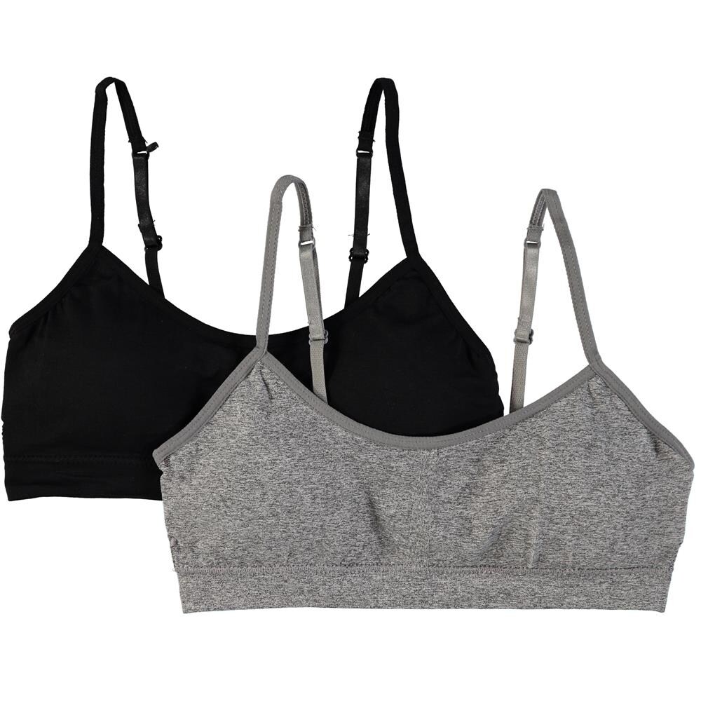 Shop Rene Rofe Girls 6 16 Ava Padded Bra 2 Pack Overstock 21691175