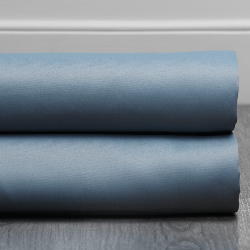 Exclusive Fabrics Room Darkening 96-inch Curtain Panel Pair (2 Panels)