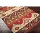 preview thumbnail 3 of 21, Louise Handmade Southwestern Wool Flatweave Area Rug