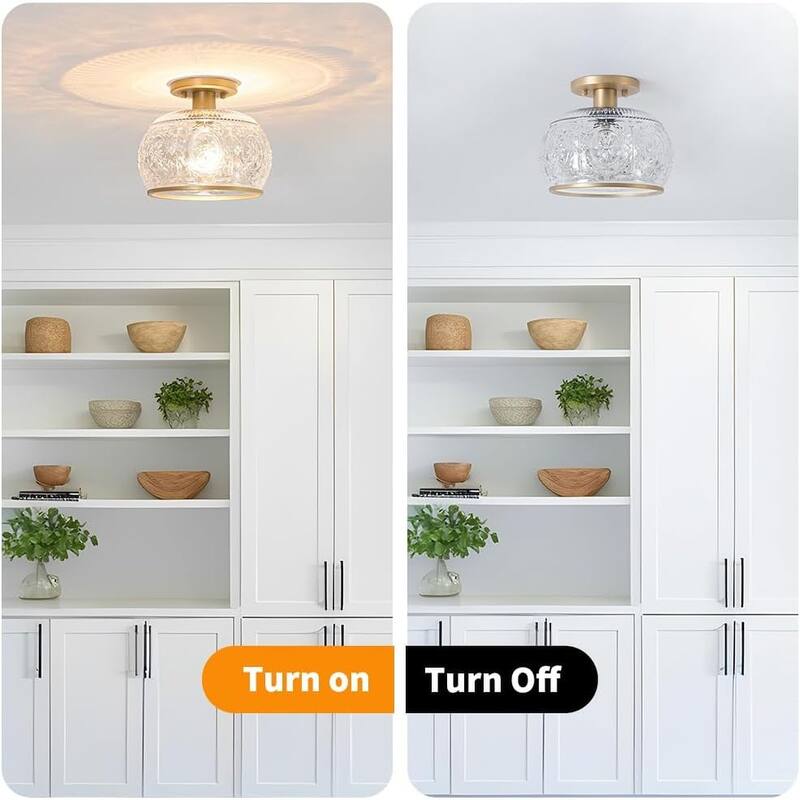 Vintage Ceiling Light light gold hallway light metal bathroom lights
