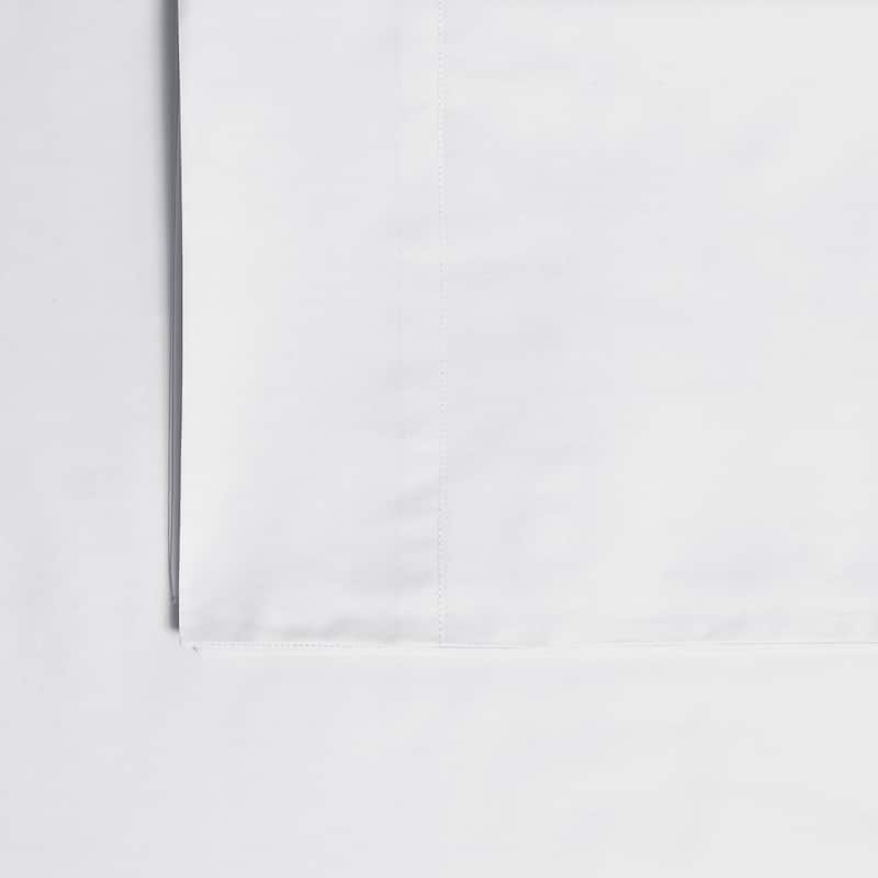 Solid or Printed 300 Thread Count Cotton Percale Extra Deep Pocket