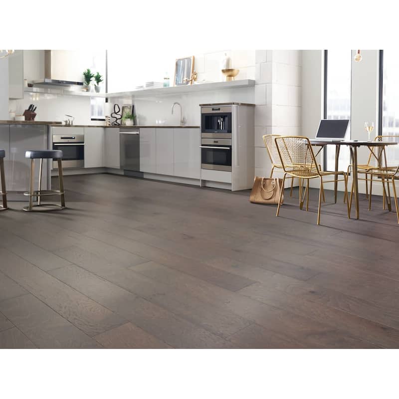 Shaw Alpine Hickory 6-3/8" Wide Smooth Engineered Hardwood Flooring -