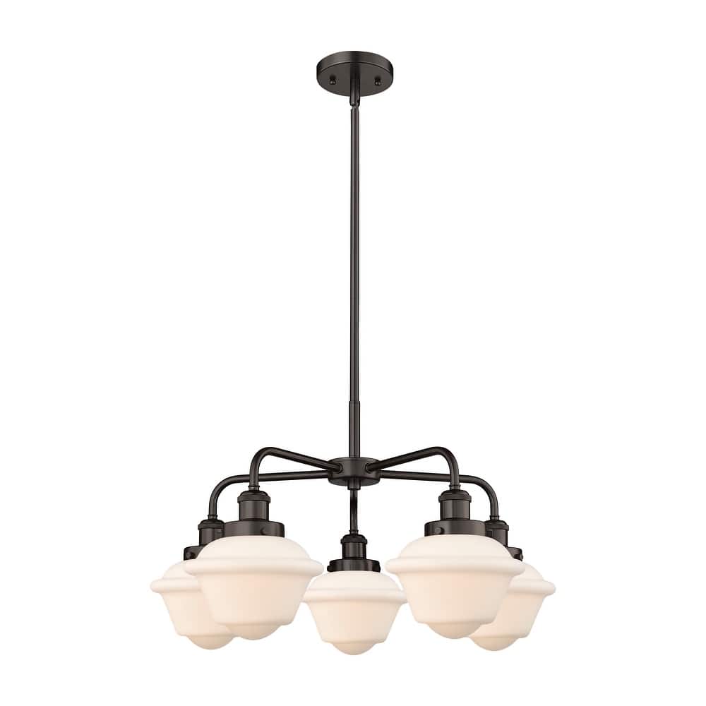 Innovations Lighting Oxford - 5 Light 25" Stem Hung Chandelier
