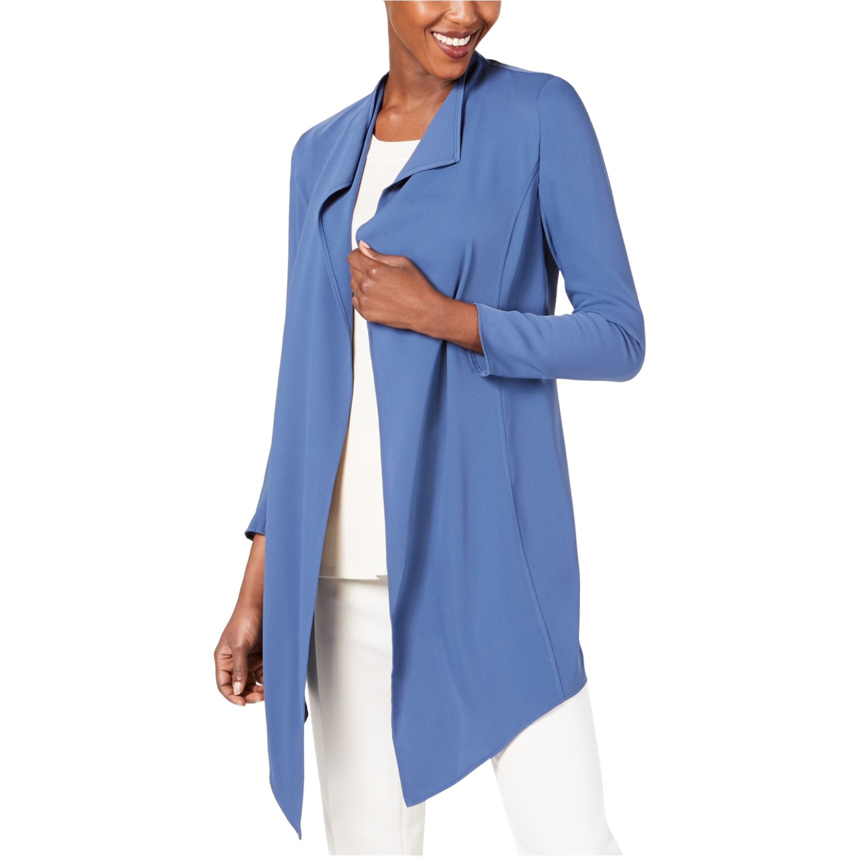anne klein asymmetrical jacket